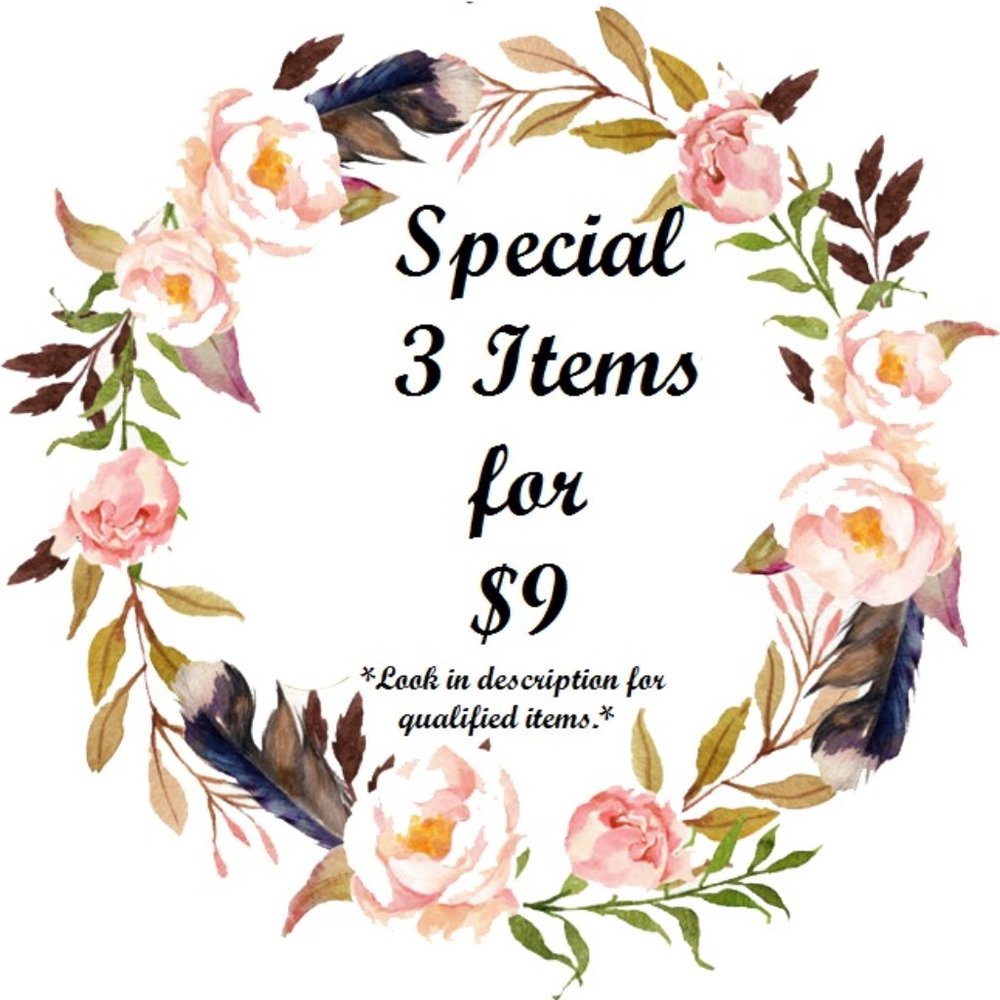 3 items for $9